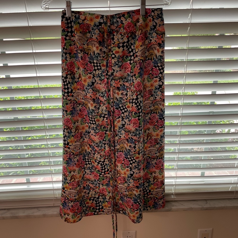 For love and lemons floral maxi skirt